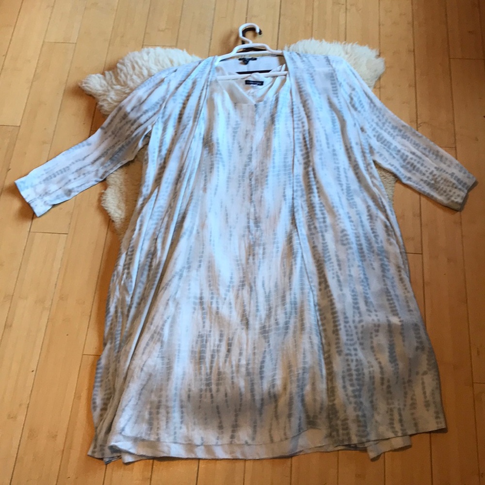 Eileen Fisher chambray set